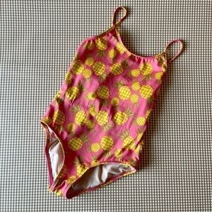 Crewcuts pineapple print swimsuit. Girl size 10
